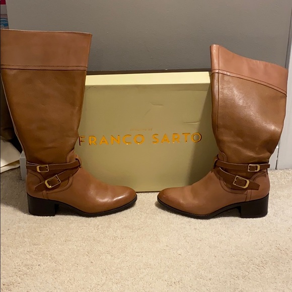 Franco Sarto brown boots - Picture 1 of 3